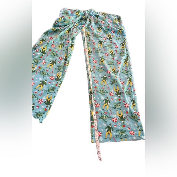 Men’s Elf lounge pants pajama bottoms colorful Smiling is my favorite - Picture 4 of 12